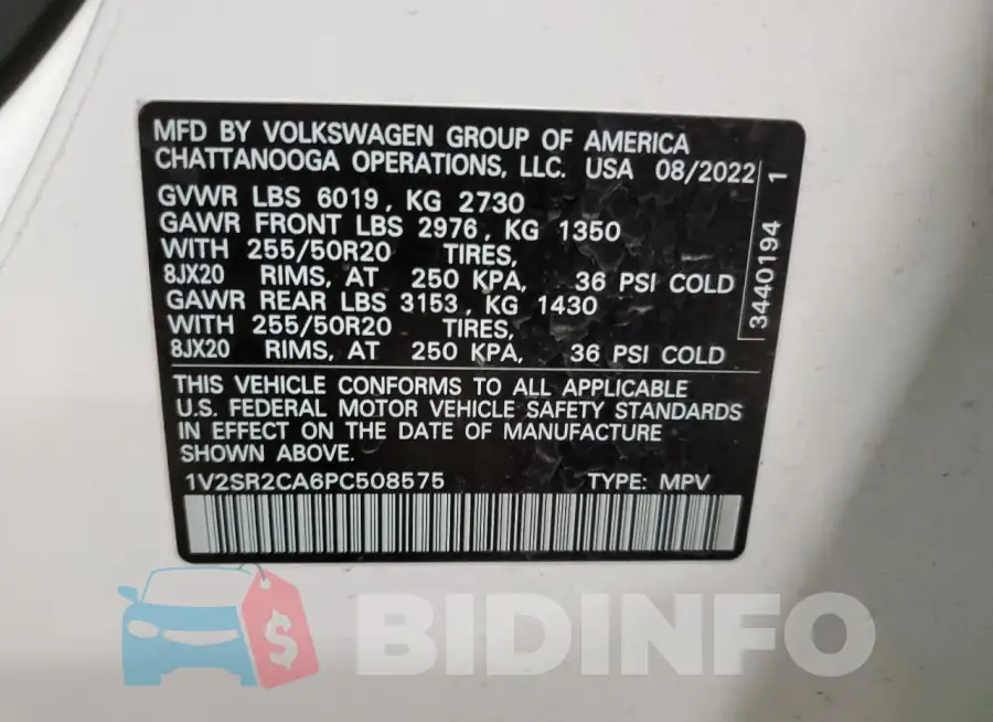 1V2SR2CA6PC508575 Photo# 14