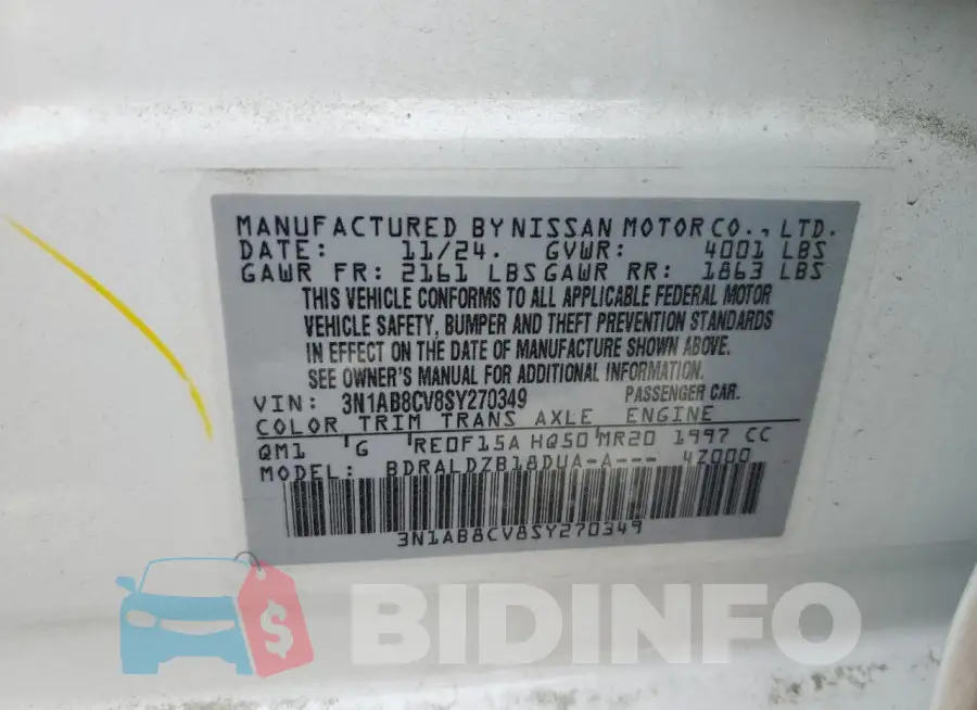 3N1AB8CV8SY270349 Photo# 12