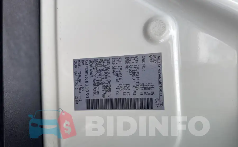 5N1ET2MT2JC811050 Photo# 10