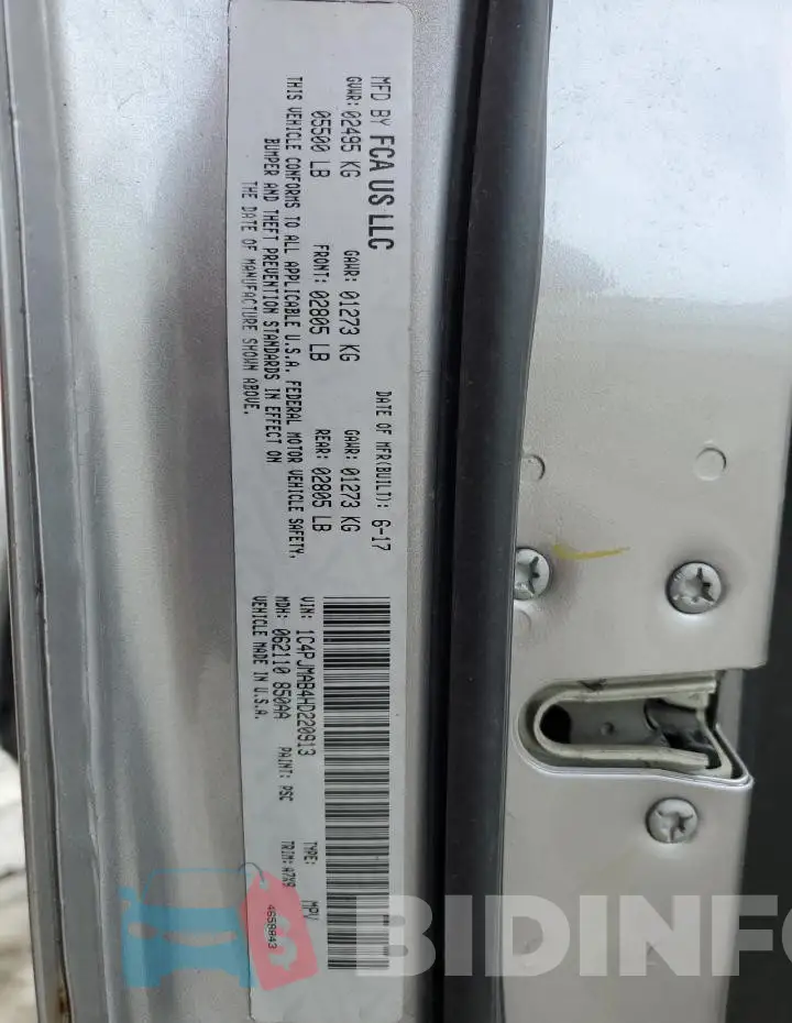1C4PJMAB4HD220913 Photo# 12