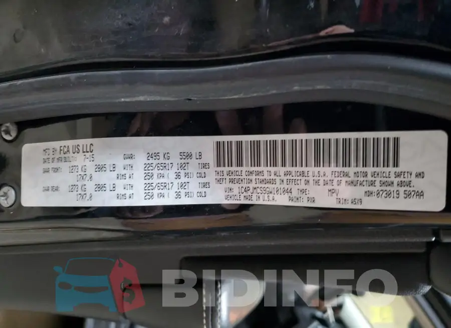 1C4PJMCS9GW101044 Photo# 13