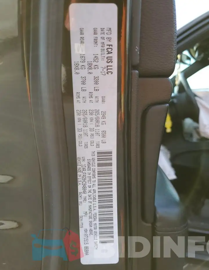 1C4RJFAG9HC948040 Photo# 14