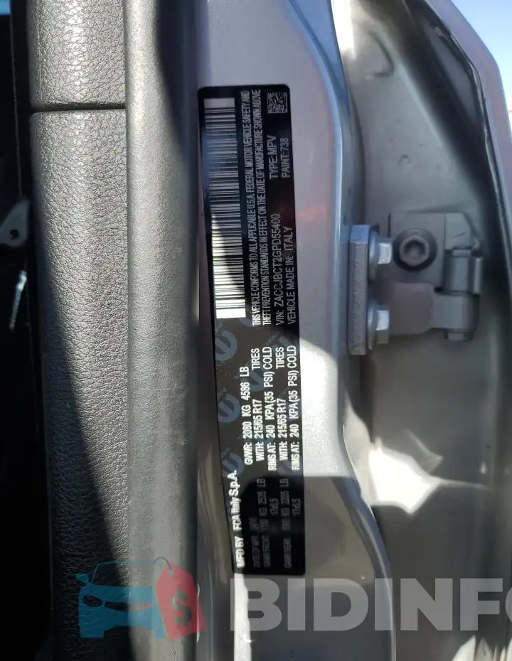 ZACCJBCT2GPD55400 Photo# 13