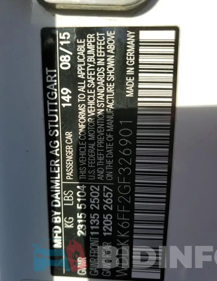 WDDKK6FF2GF326901 Photo# 13