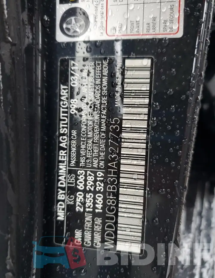 WDDUG8FB3HA327735 Photo# 13