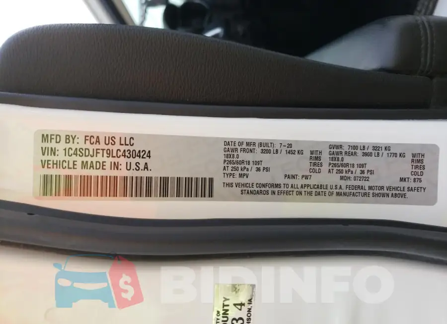 1C4SDJFT9LC430424 Photo# 14
