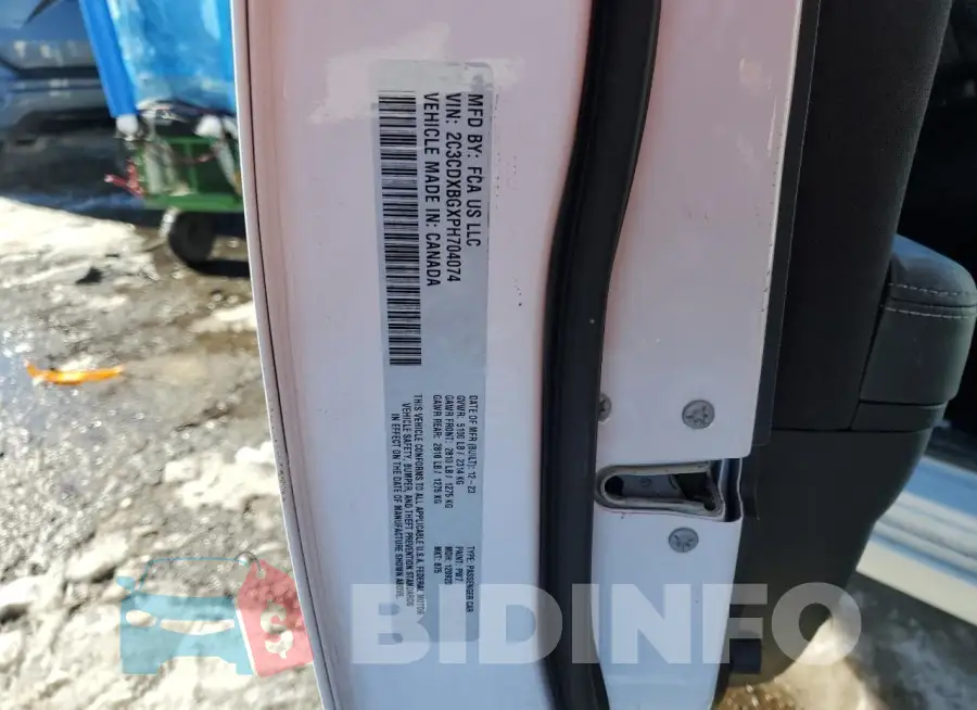 2C3CDXBGXPH704074 Photo# 12