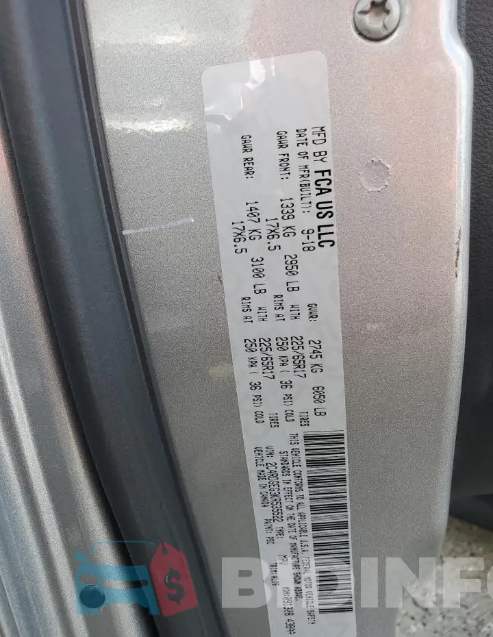 2C4RDGEG3KR535522 Photo# 13