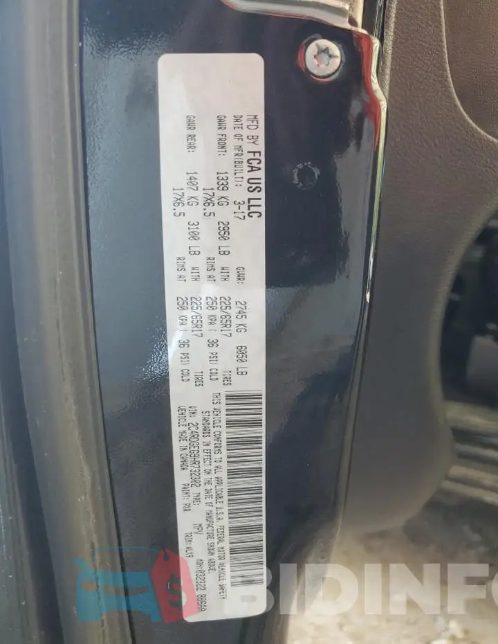 2C4RDGEG9HR732302 Photo# 12