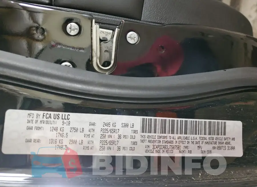 3C4PDCAB3JT507581 Photo# 13