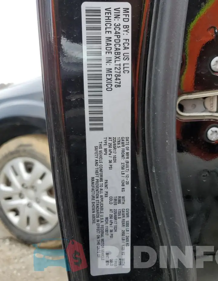 3C4PDCABXLT278478 Photo# 13