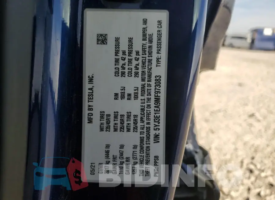 5YJ3E1EA9MF973083 Photo# 12