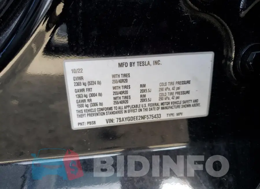 7SAYGDEE2NF575433 Photo# 13