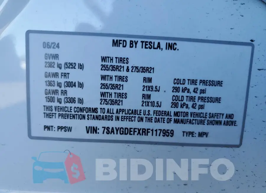 7SAYGDEFXRF117959 Photo# 13
