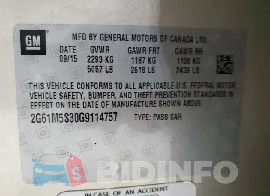 2G61M5S30G9114757 Photo# 12