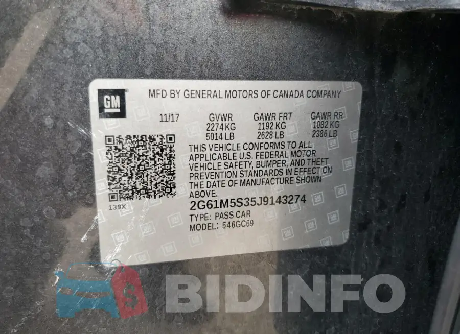 2G61M5S35J9143274 Photo# 12