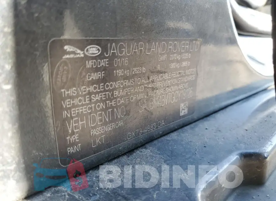 SAJBM4BV7GCY19126 Photo# 12