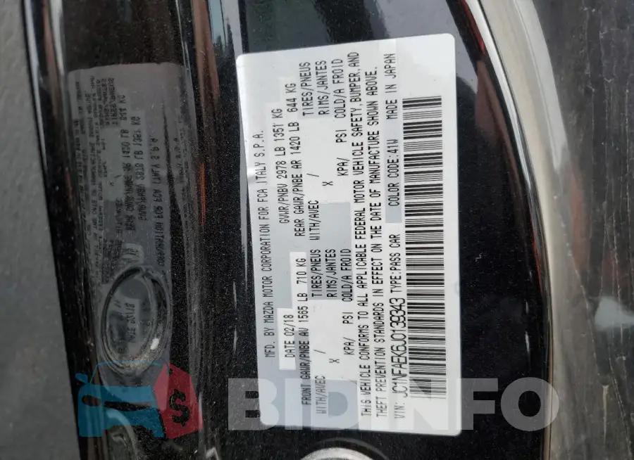 JC1NFAEK6J0139343 Photo# 12