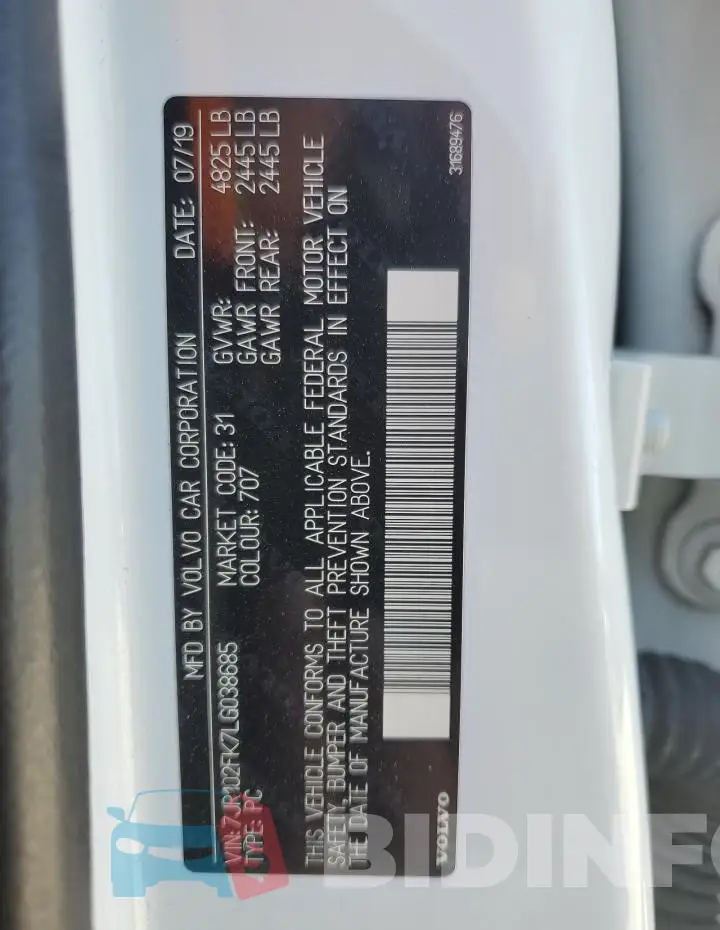 7JR102FK7LG038685 Photo# 12
