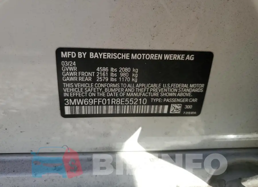 3MW69FF01R8E55210 Photo# 12