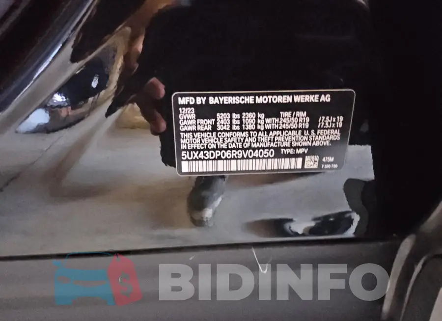 5UX43DP06R9V04050 Photo# 13