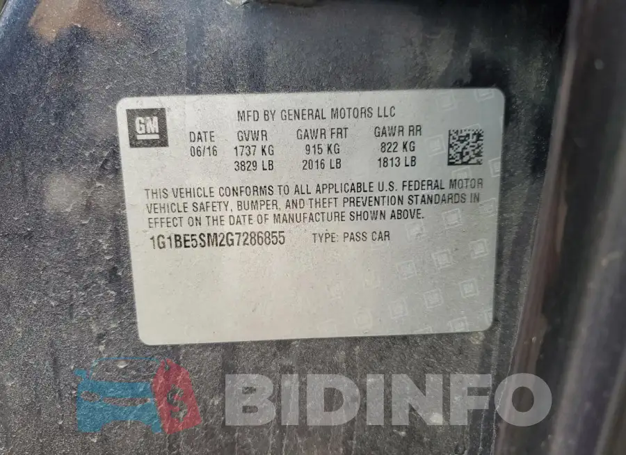 1G1BE5SM2G7286855 Photo# 12