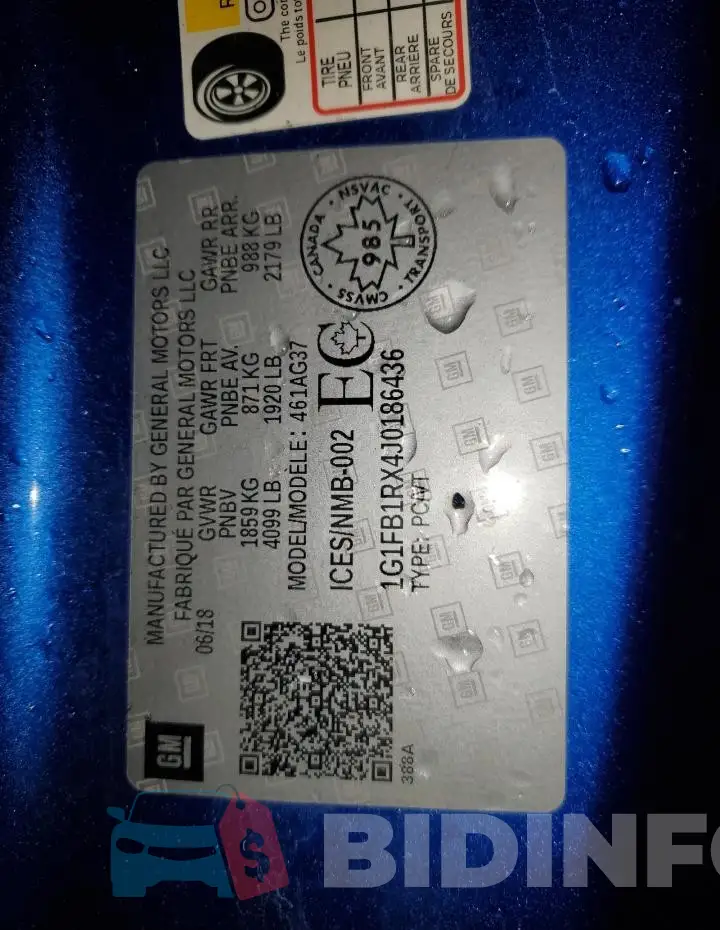 1G1FB1RX4J0186436 Photo# 13