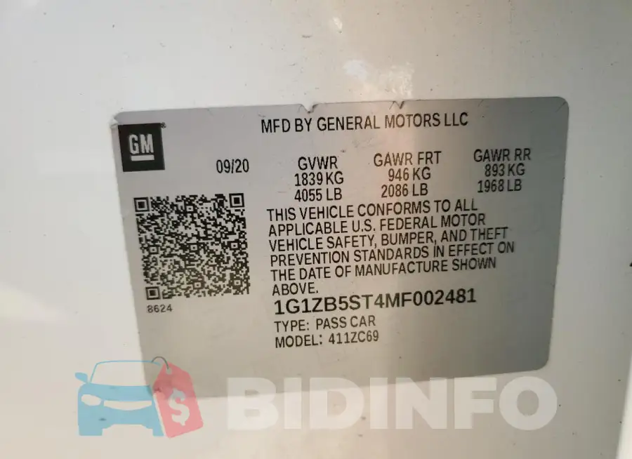 1G1ZB5ST4MF002481 Photo# 12
