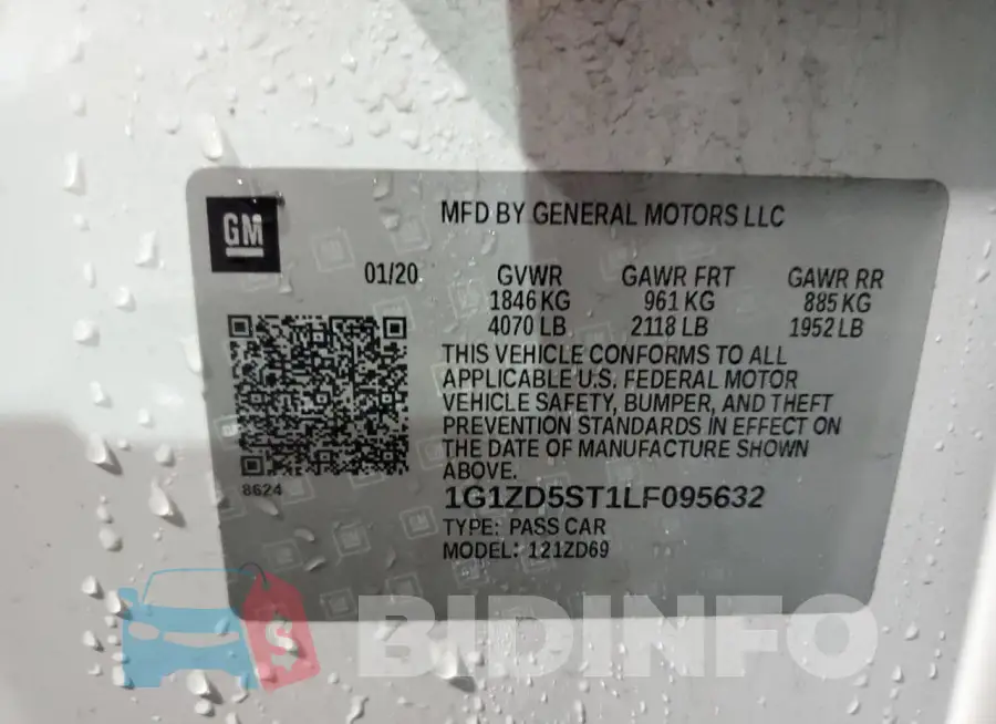 1G1ZD5ST1LF095632 Photo# 12