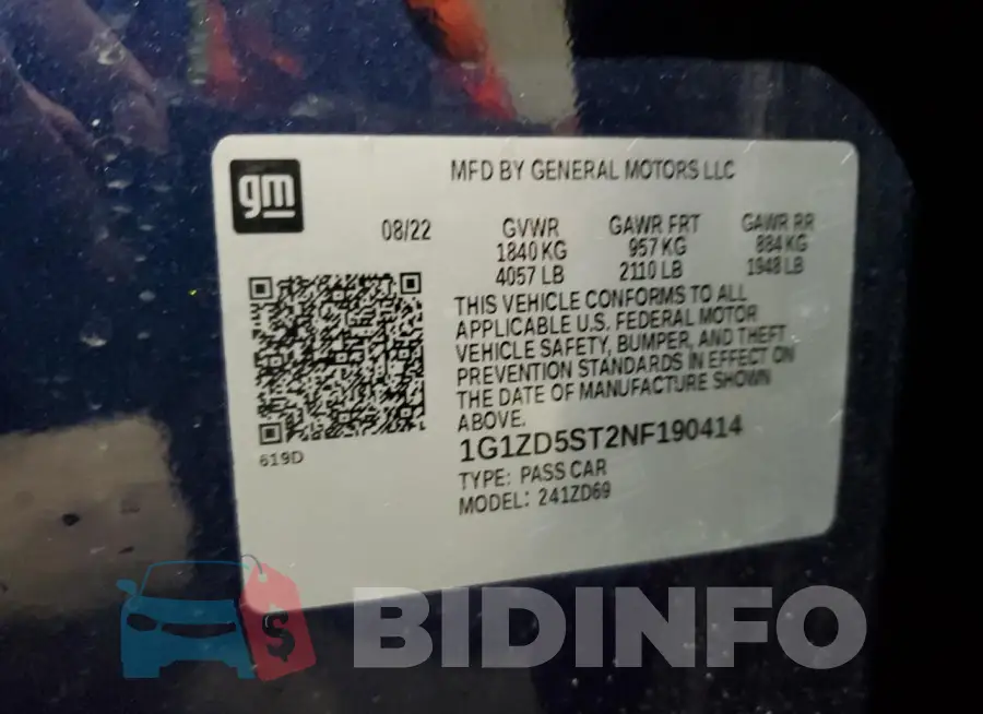 1G1ZD5ST2NF190414 Photo# 12