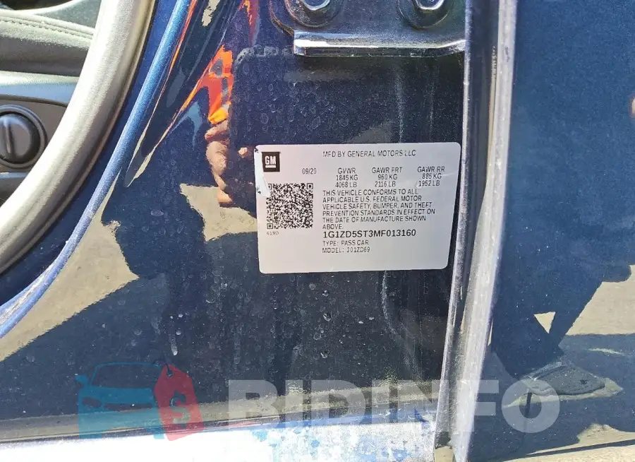 1G1ZD5ST3MF013160 Photo# 12