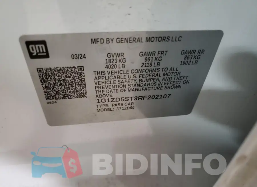 1G1ZD5ST3RF202107 Photo# 12