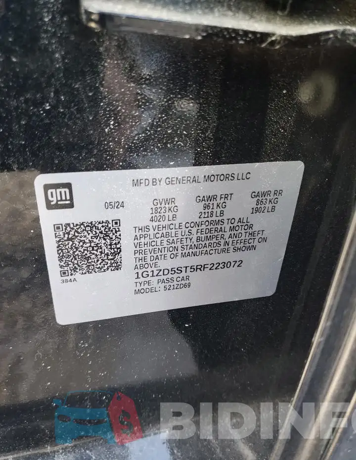 1G1ZD5ST5RF223072 Photo# 12