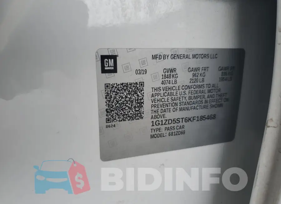 1G1ZD5ST6KF185468 Photo# 12