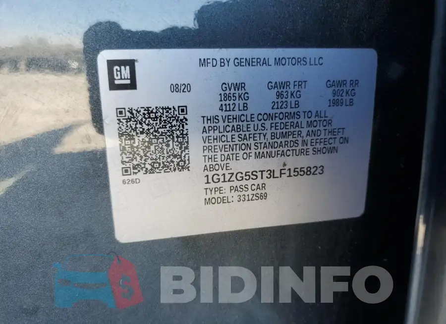 1G1ZG5ST3LF155823 Photo# 12