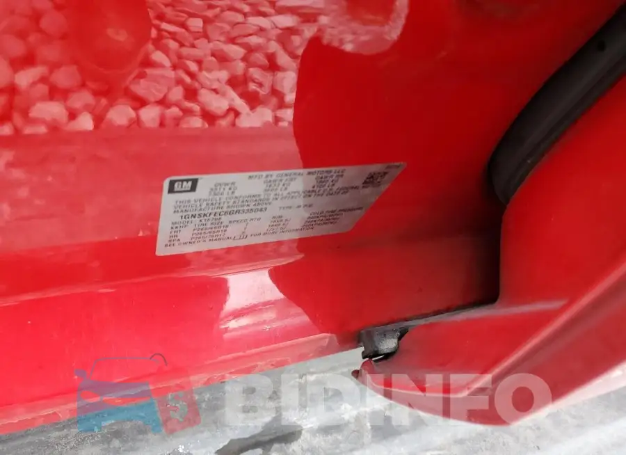 1GNSKFEC6GR335043 Photo# 14