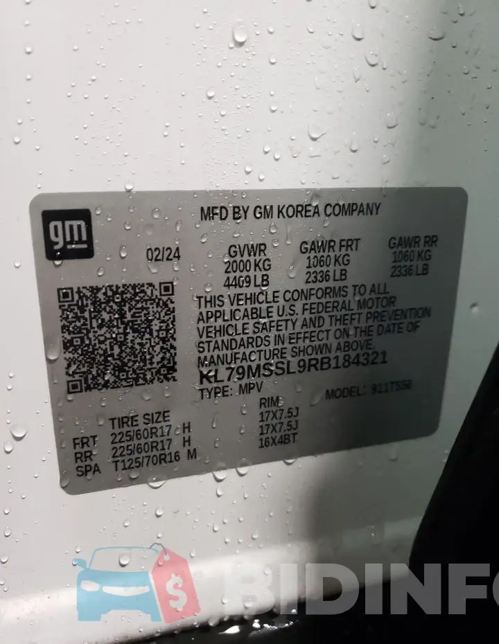 KL79MSSL9RB184321 Photo# 13