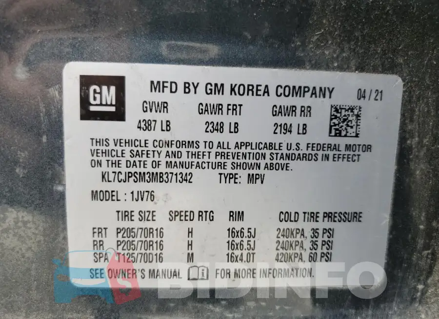 KL7CJPSM3MB371342 Photo# 12