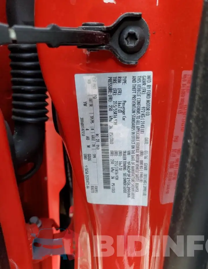 1FADP3F21GL266066 Photo# 12