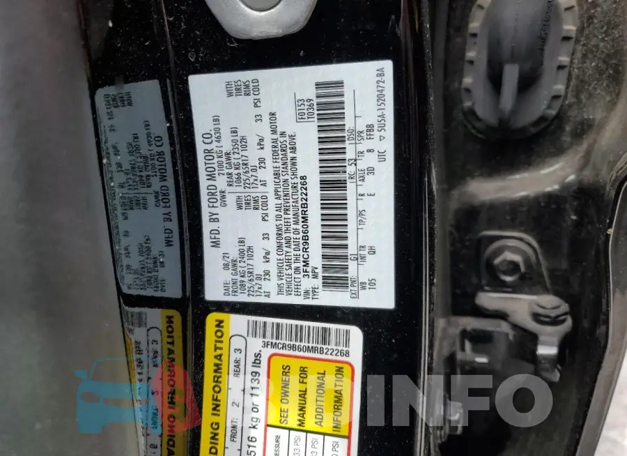 3FMCR9B60MRB22268 Photo# 13