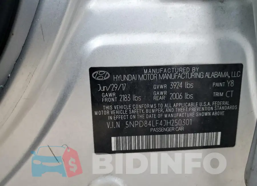 5NPD84LF4JH250301 Photo# 12