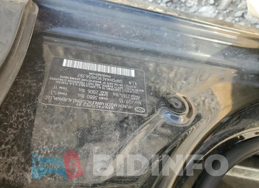 5NPDH4AE9GH656397 Photo# 13
