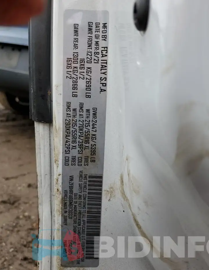 ZFBHRFAB6M6V30331 Photo# 13