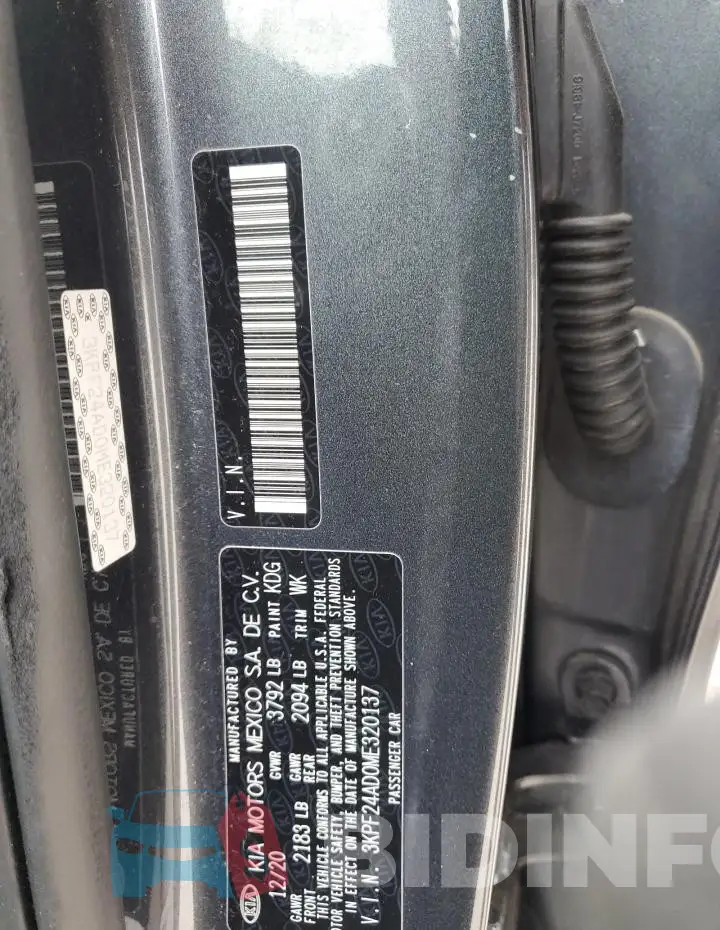 3KPF24AD0ME320137 Photo# 13