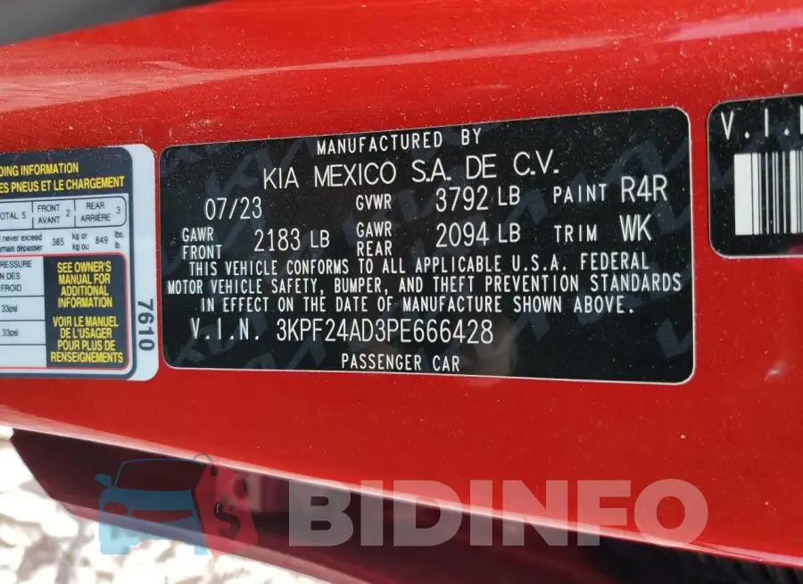 3KPF24AD3PE666428 Photo# 12