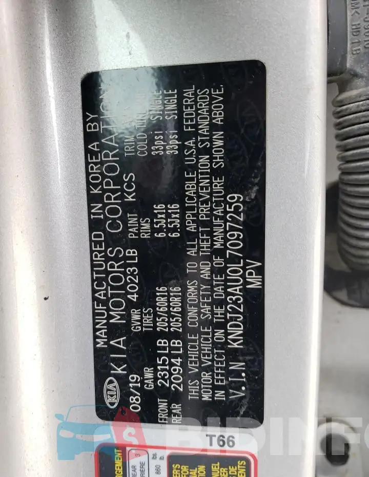 KNDJ23AU0L7097259 Photo# 13