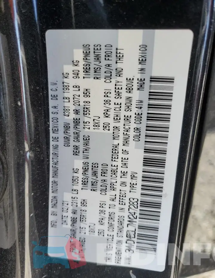 3MVDMBBL7MM247283 Photo# 13