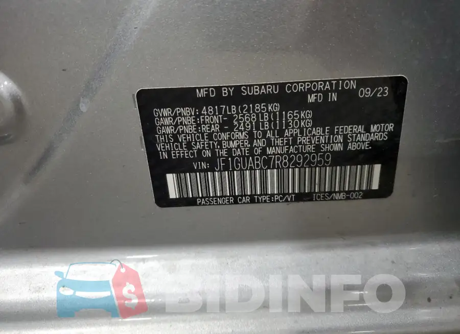 JF1GUABC7R8292959 Photo# 12