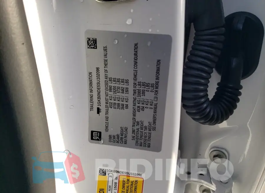 1GKB0NDE5SU102096 Photo# 13