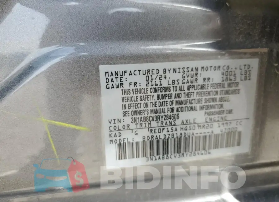 3N1AB8CV3RY284606 Photo# 12